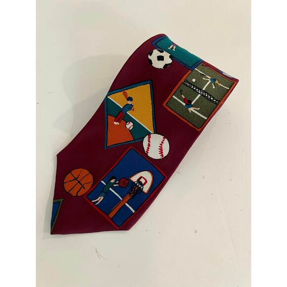 Save the Children Men's 100% Silk Neck Tie Ariana - Age 11 JL - Picture 1 of 9